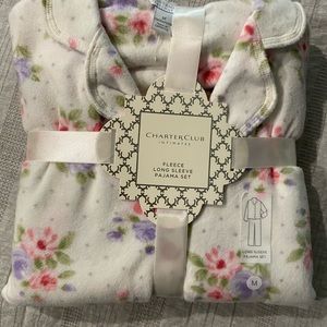 Charter Club Fleece Pajama Set